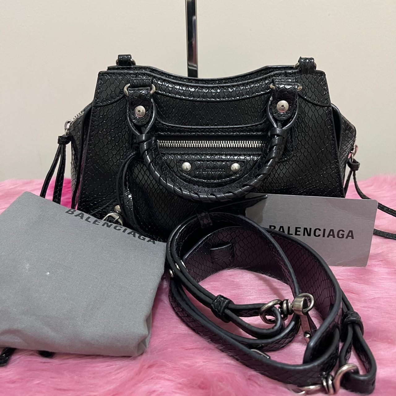 Balenciaga Classic City Mini Black – 6.2"H x 9.4"L x 3.1"W