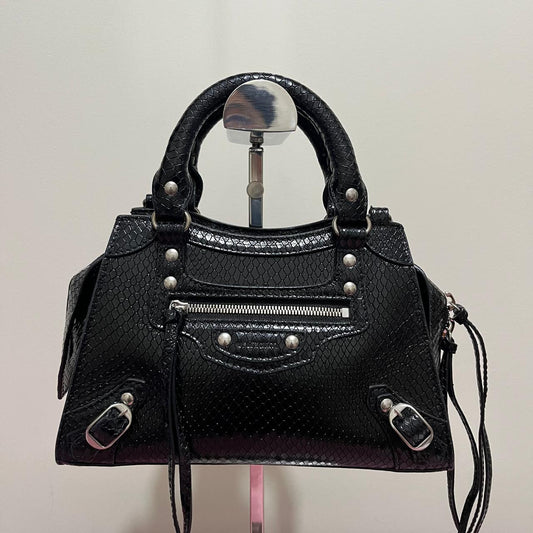 Balenciaga Classic City Mini Black – 6.2"H x 9.4"L x 3.1"W