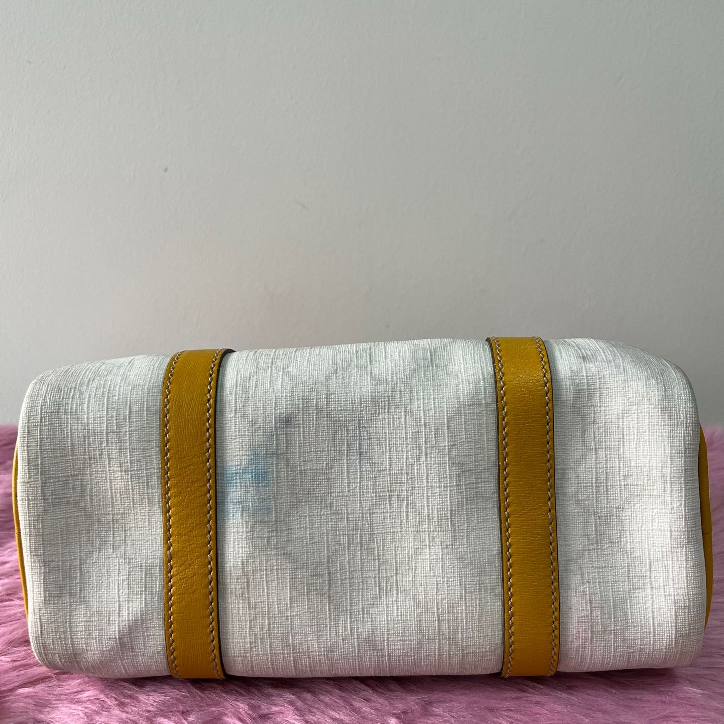 Gucci Small Boston Yellow – 6.5"H x 11"L x 5"W