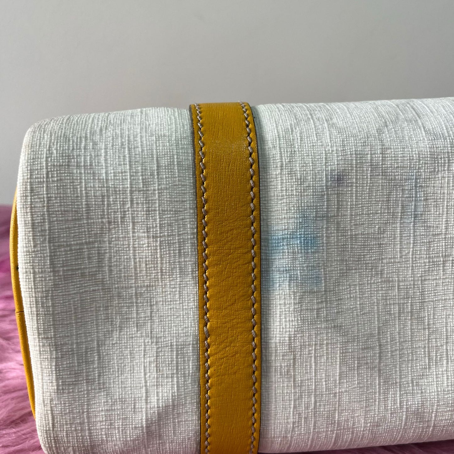 Gucci Small Boston Yellow – 6.5"H x 11"L x 5"W