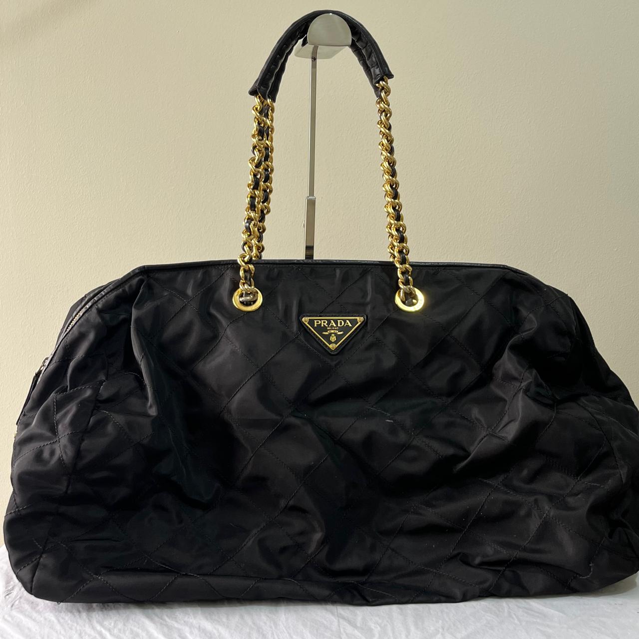 Prada Duffle Bag XL Black – 12"H x 20"L x 9"W