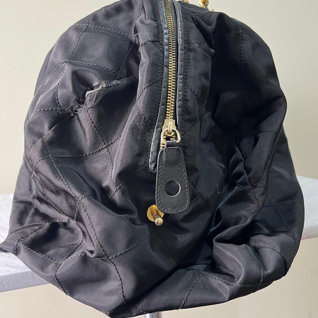 Prada Duffle Bag XL Black – 12"H x 20"L x 9"W