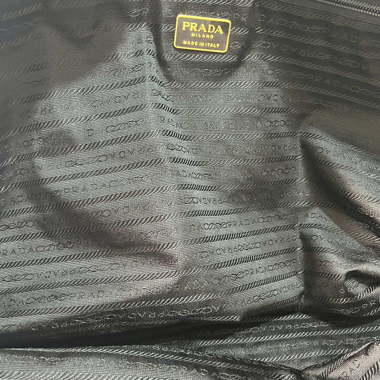 Prada Duffle Bag XL Black – 12"H x 20"L x 9"W