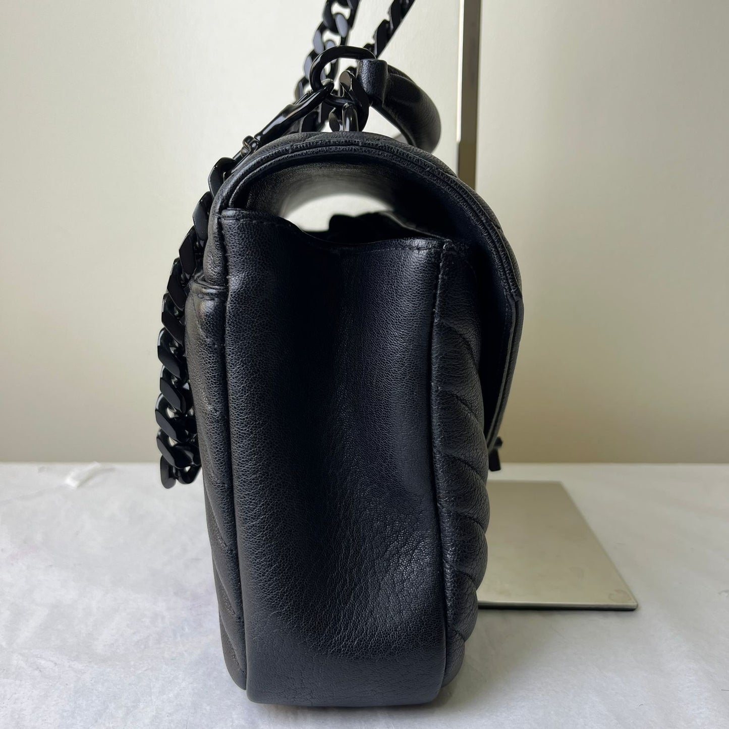 YSL College Black – 6.2"H x 9"L x 2.5"W