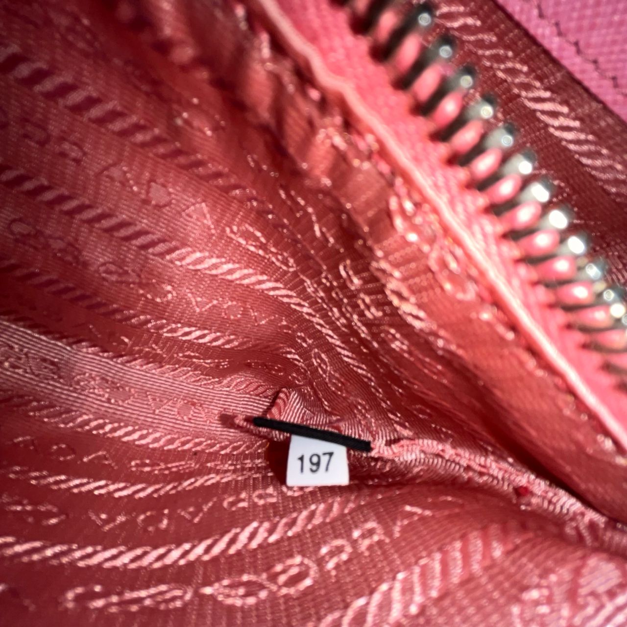 Prada Nappa Gaufre Chain Flap Pink – 5.5"H x 9.4"L x 2.8"W
