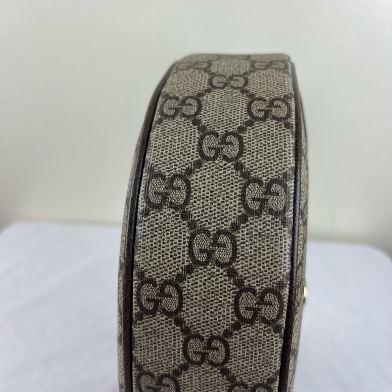 Gucci Ophidia Half Moon Beige and Ebony – H6.3" x L9.5" x W2.4"