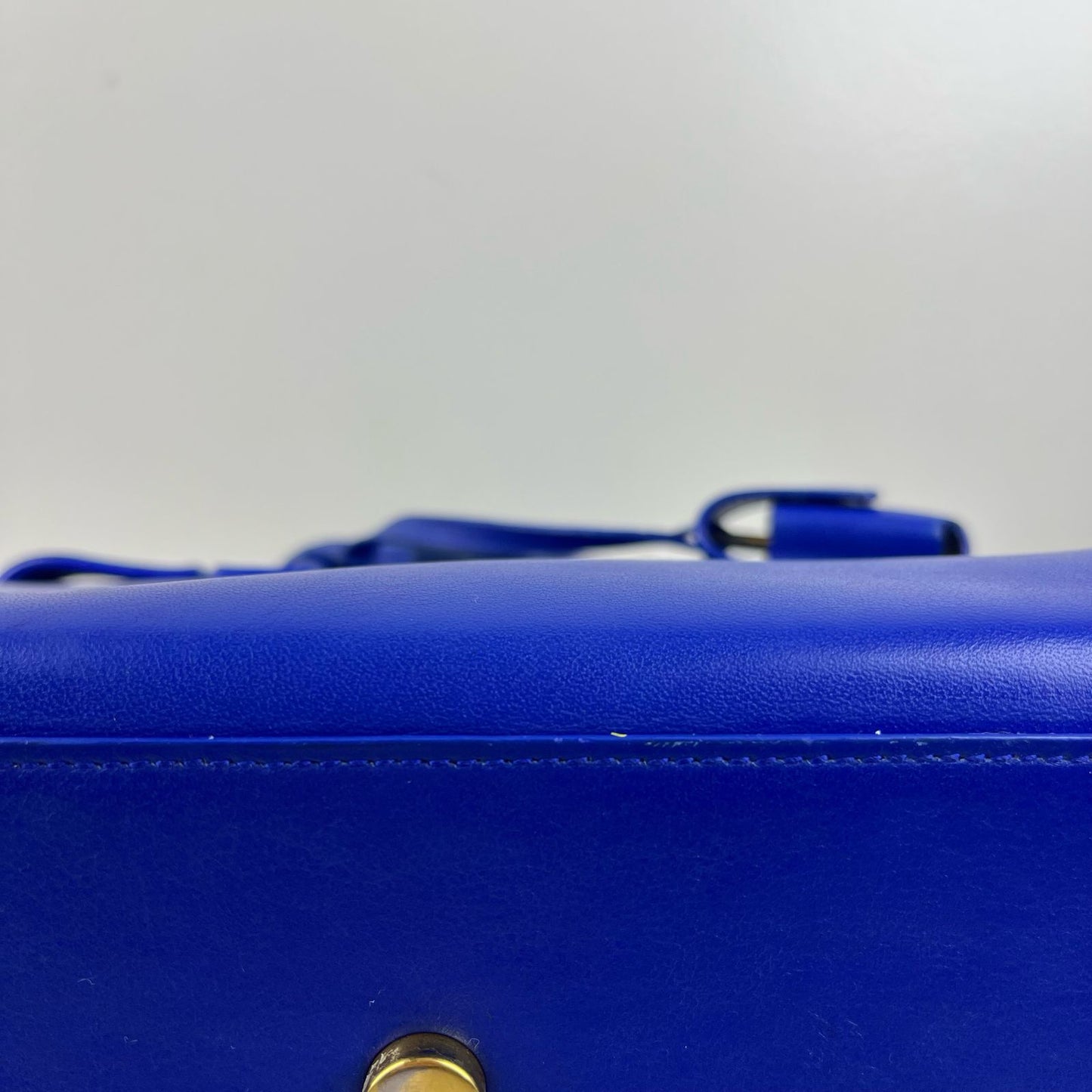 YSL Sac de Jour Blue – H10.5" x L12.5" x W6"
