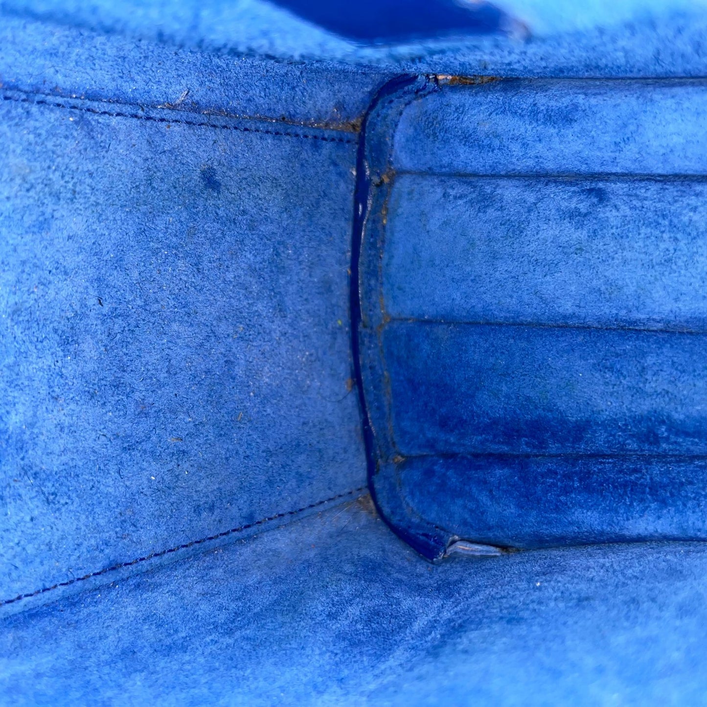 YSL Sac de Jour Blue – H10.5" x L12.5" x W6"
