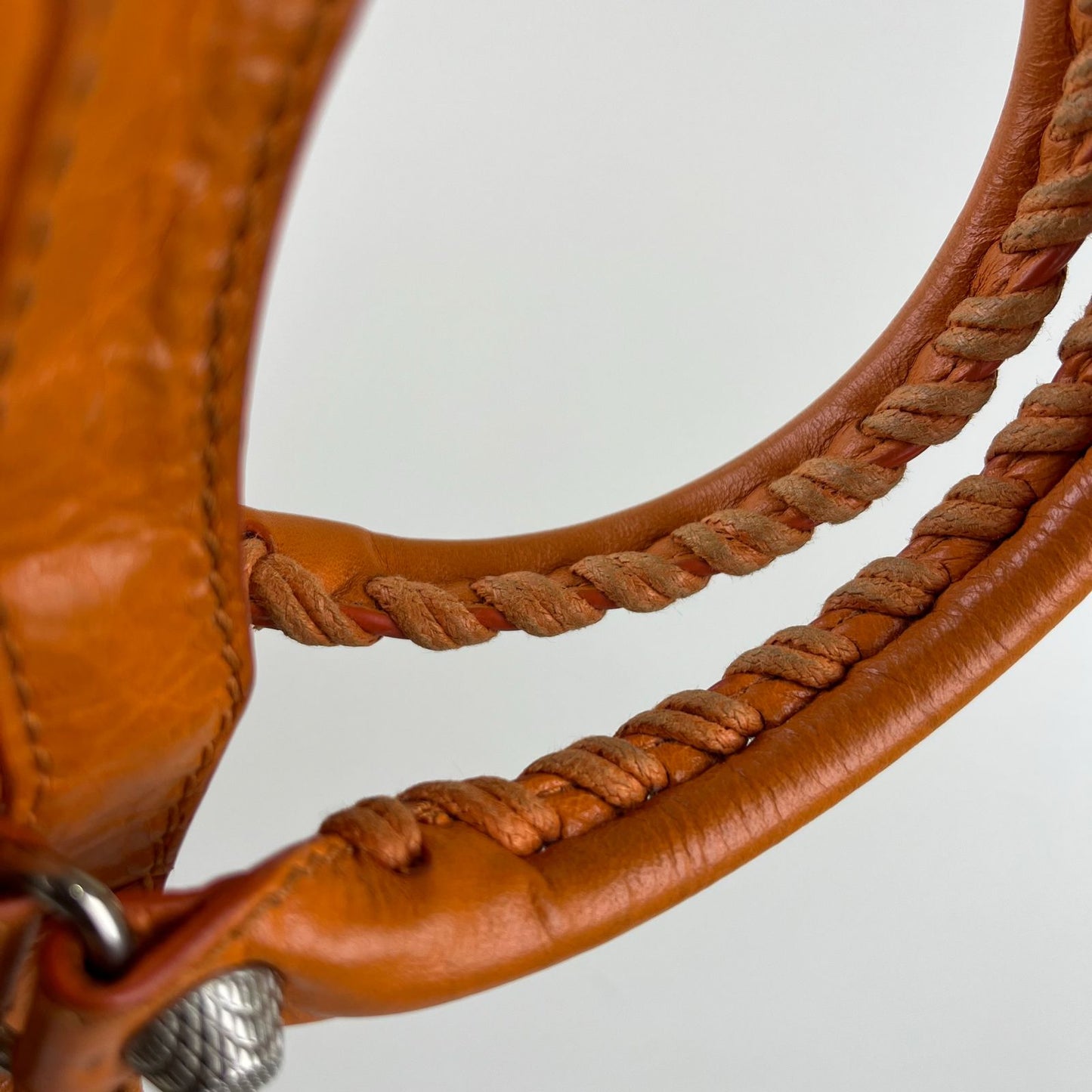 Balenciaga Mini City Orange – H6.2" x L9.4" x W3.1"