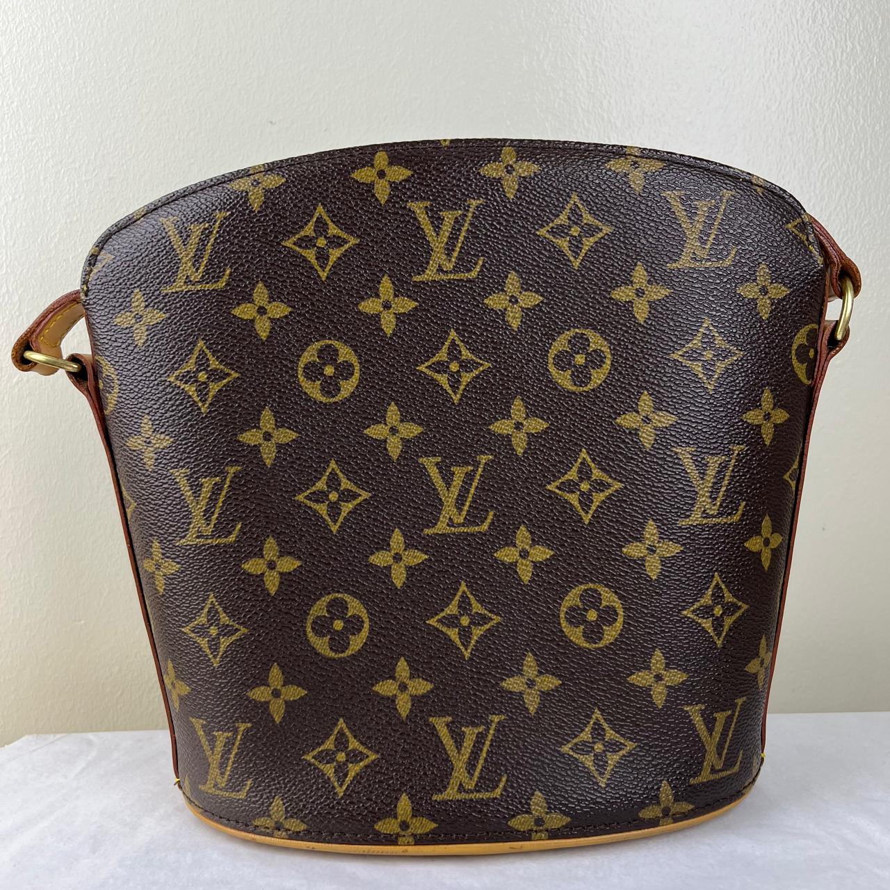 Louis Vuitton Drouot Monogram Canvas – H9.4" x L8.3" x W3.5"