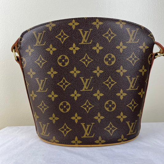 Louis Vuitton Drouot Monogram Canvas – H9.4" x L8.3" x W3.5"
