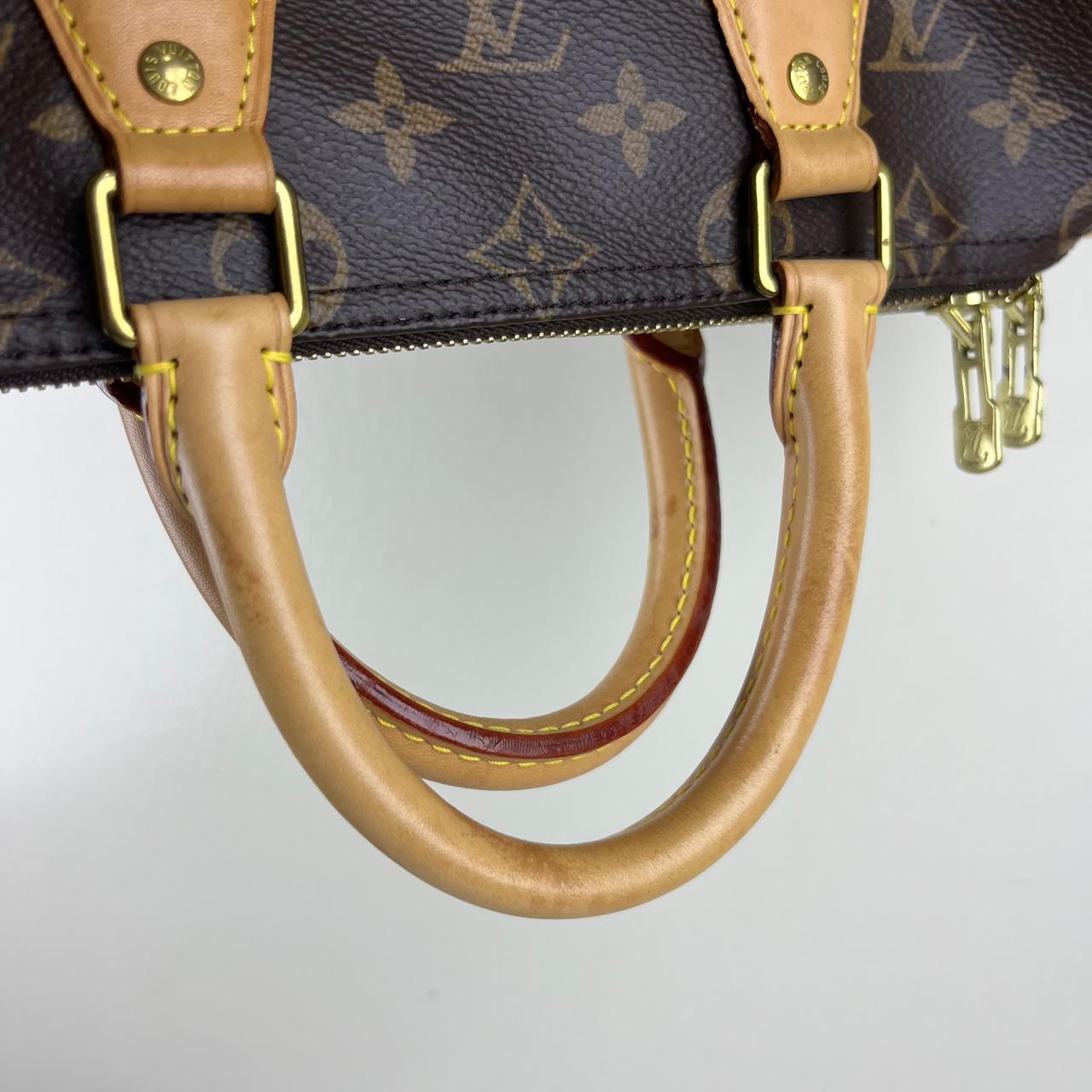 Louis Vuitton Speedy 25 Monogram Canvas – 7.5"H x 9.8"L x 5.9"W