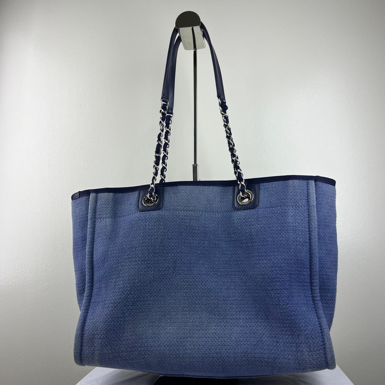 Chanel Deauville Blue – 11"H x 15"L x 6"W