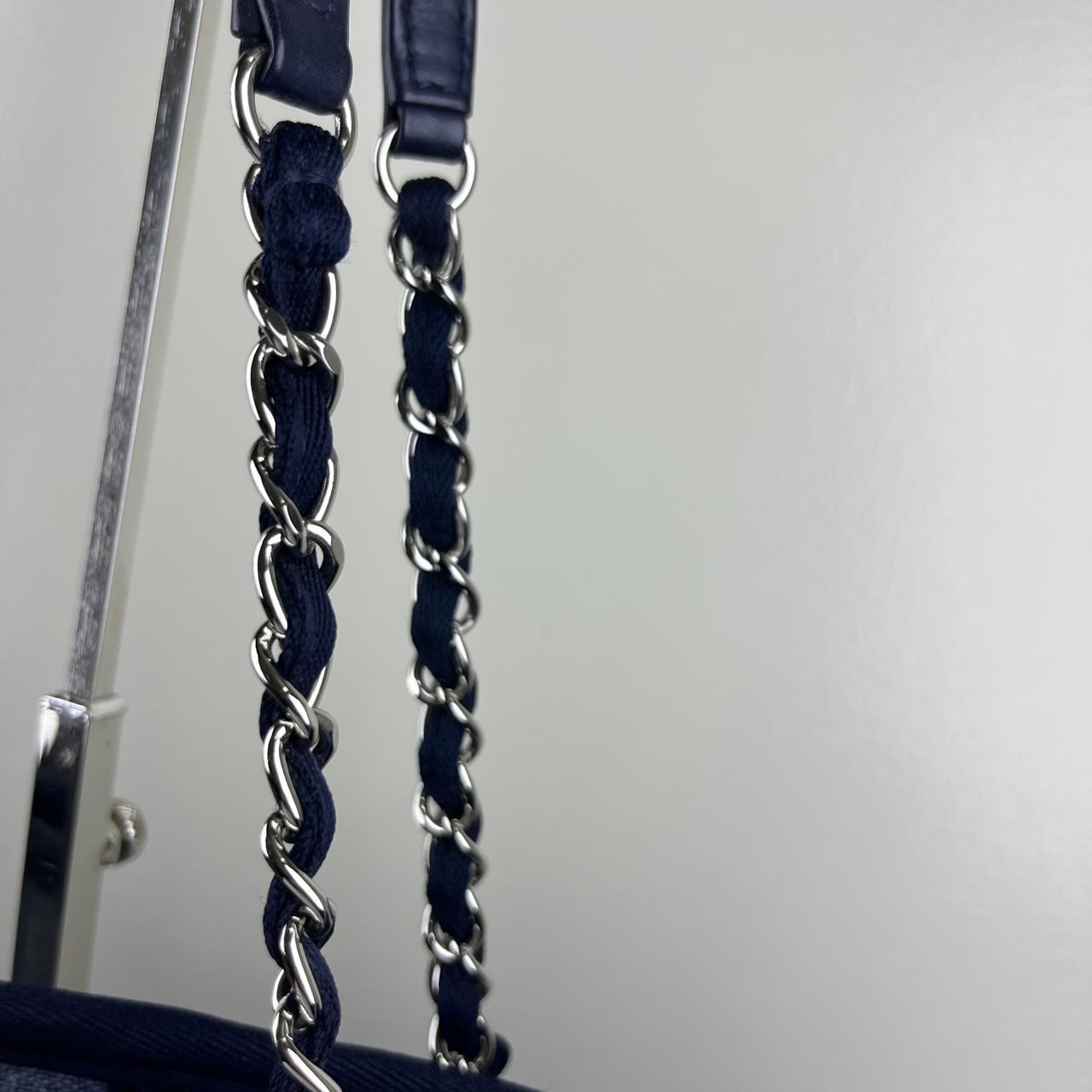 Chanel Deauville Blue – 11"H x 15"L x 6"W