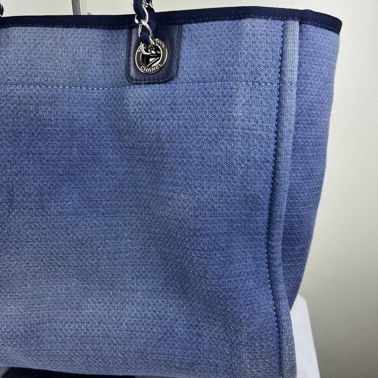 Chanel Deauville Blue – 11"H x 15"L x 6"W