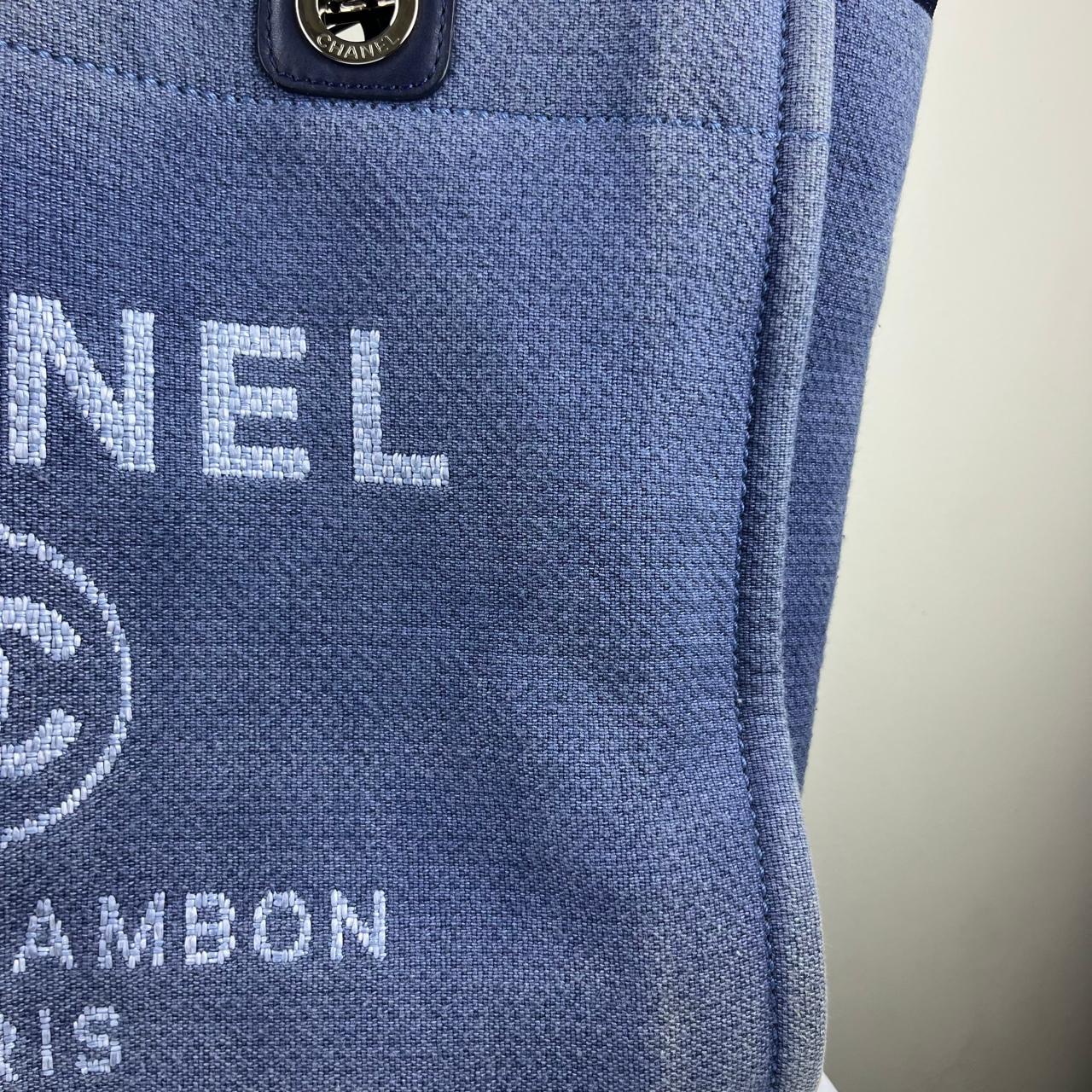 Chanel Deauville Blue – 11"H x 15"L x 6"W
