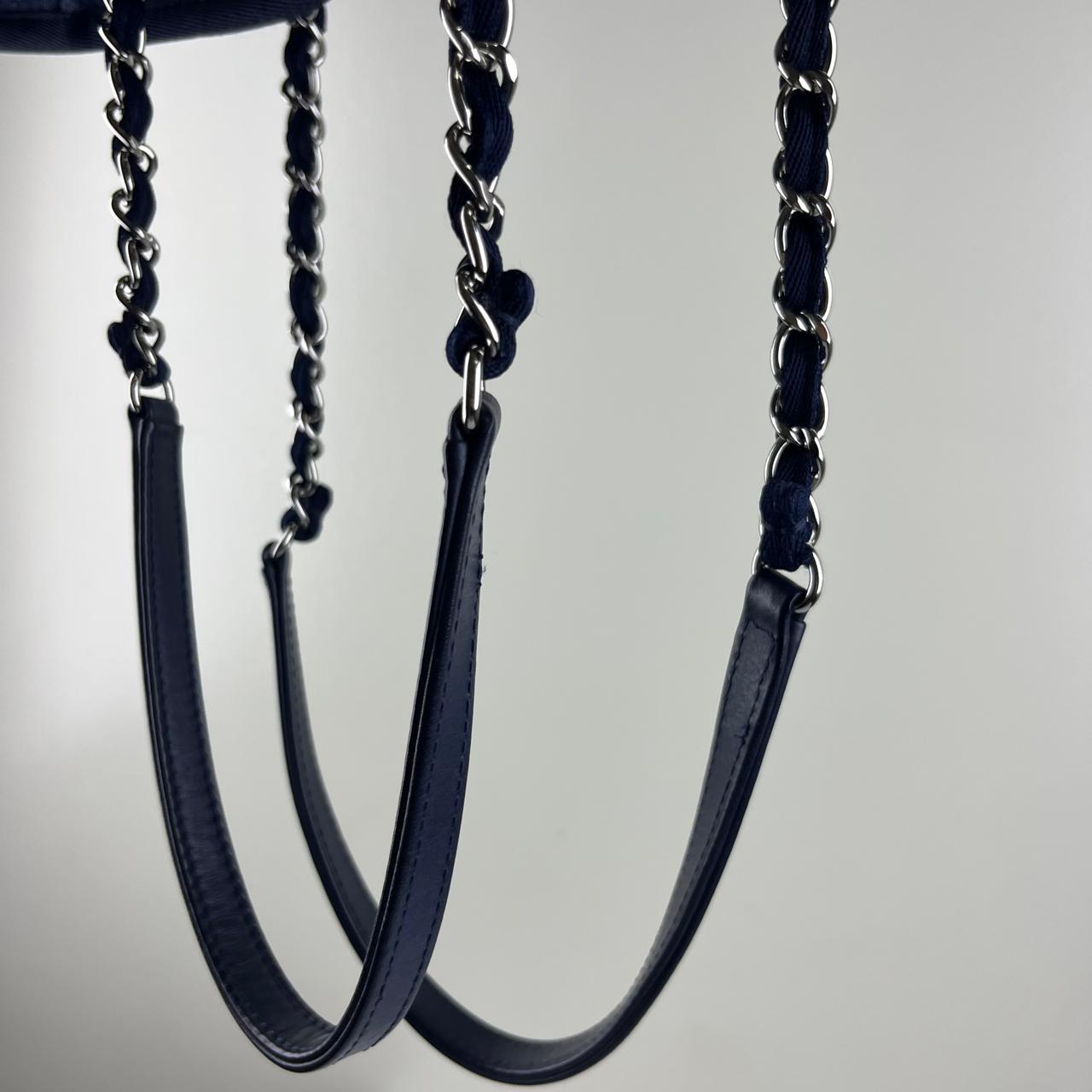 Chanel Deauville Blue – 11"H x 15"L x 6"W