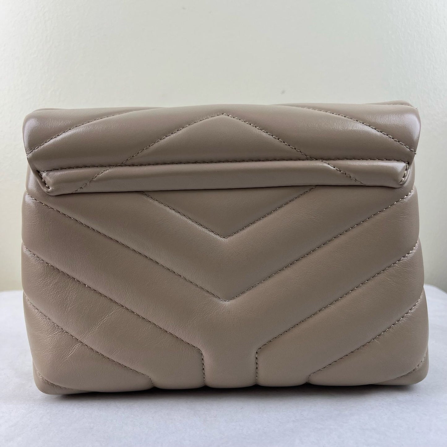 YSL Loulou Toy Leather Small Beige