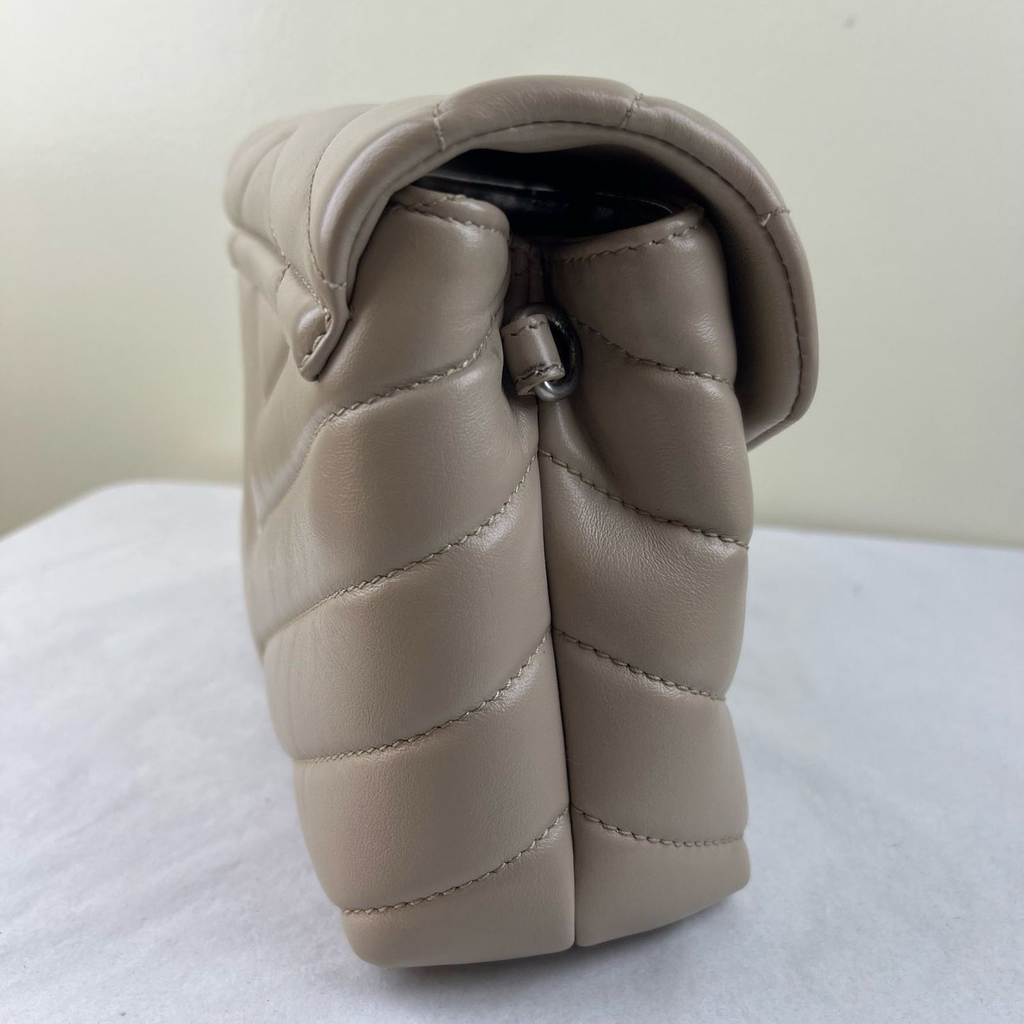 YSL Loulou Toy Leather Small Beige
