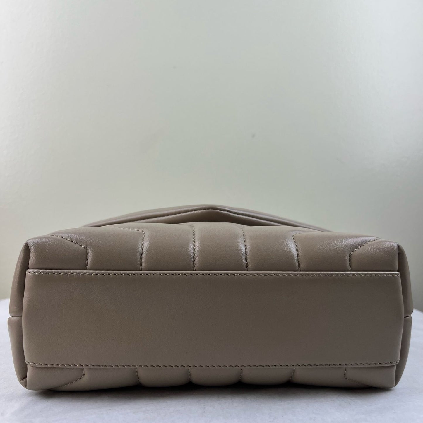 YSL Loulou Toy Leather Small Beige