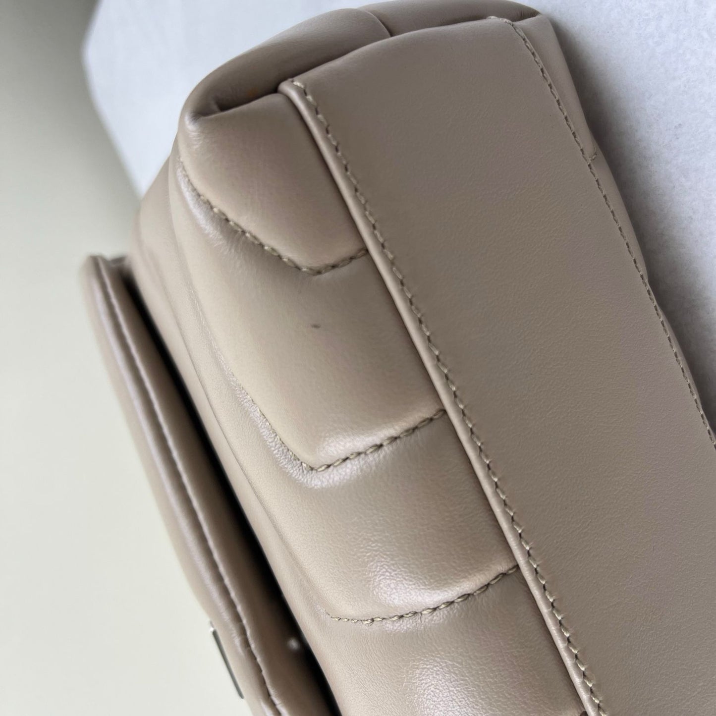 YSL Loulou Toy Leather Small Beige