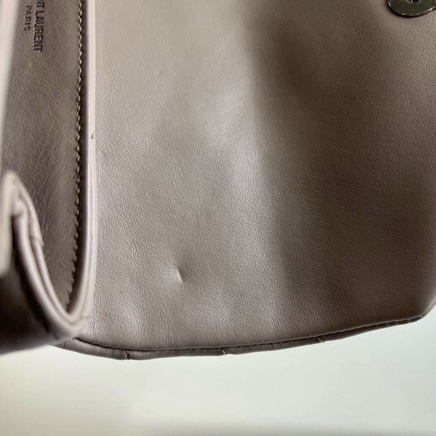 YSL Loulou Toy Leather Small Beige