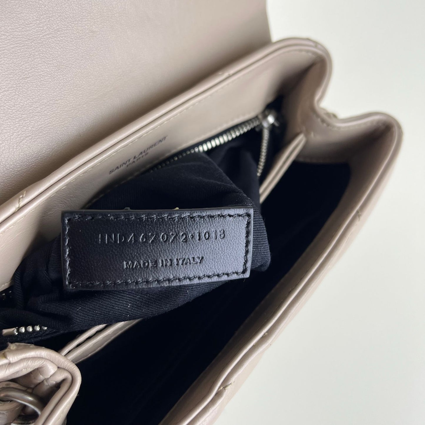 YSL Loulou Toy Leather Small Beige