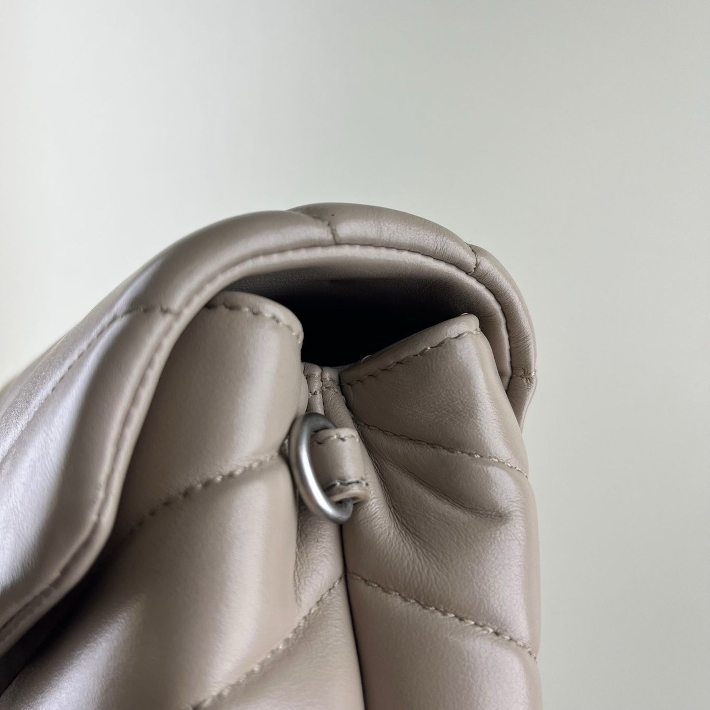 YSL Loulou Toy Leather Small Beige