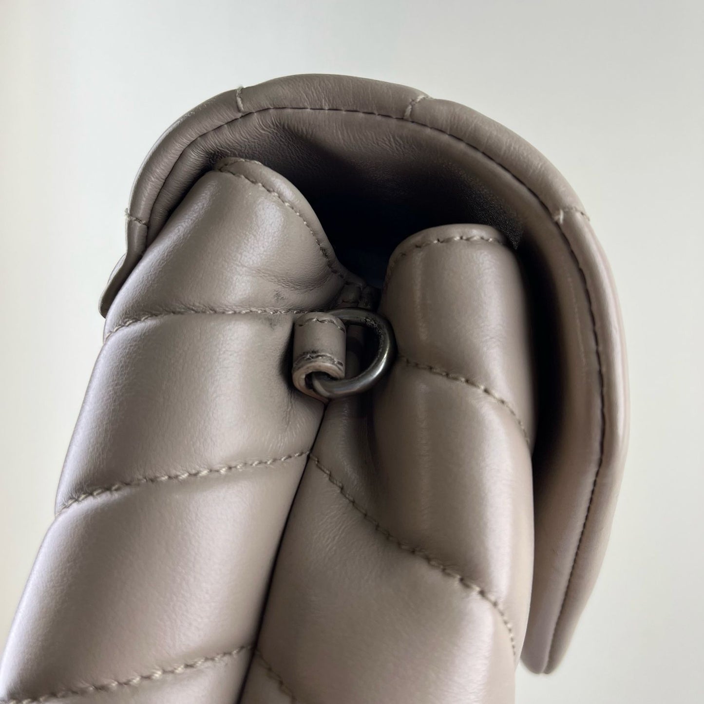 YSL Loulou Toy Leather Small Beige
