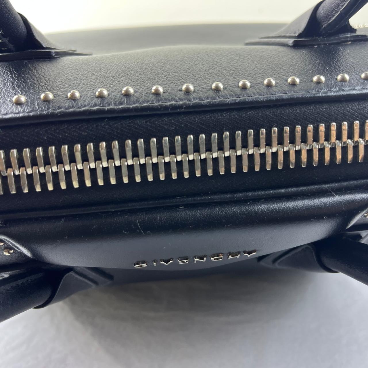 Givenchy Antigona Studded Black – 9.5"H x 13"L x 7.5"W