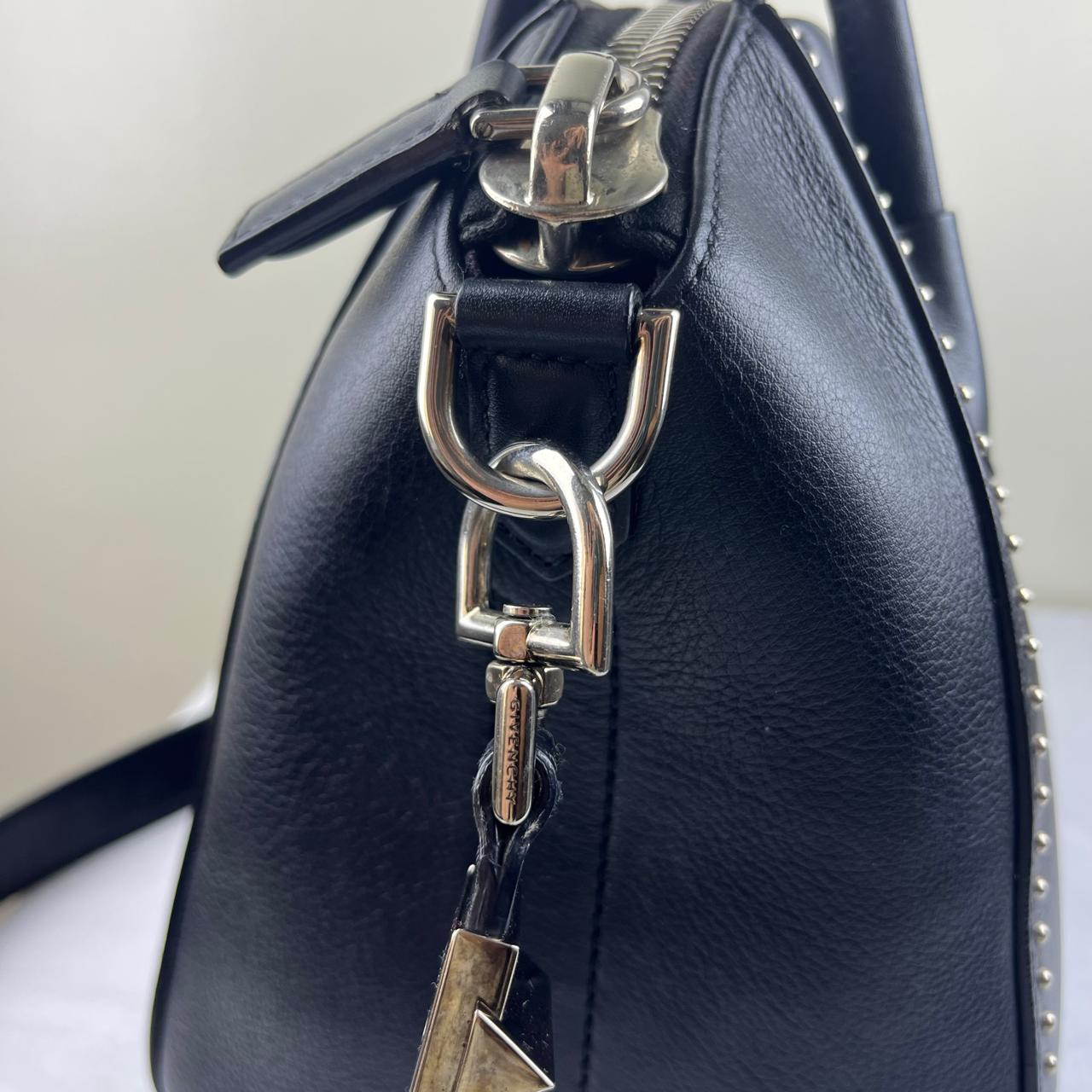 Givenchy Antigona Studded Black – 9.5"H x 13"L x 7.5"W