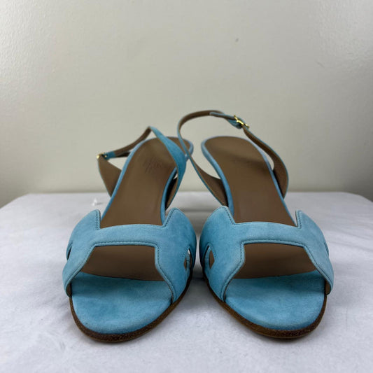 Hermès Nine Sandals Teal - 38 ½