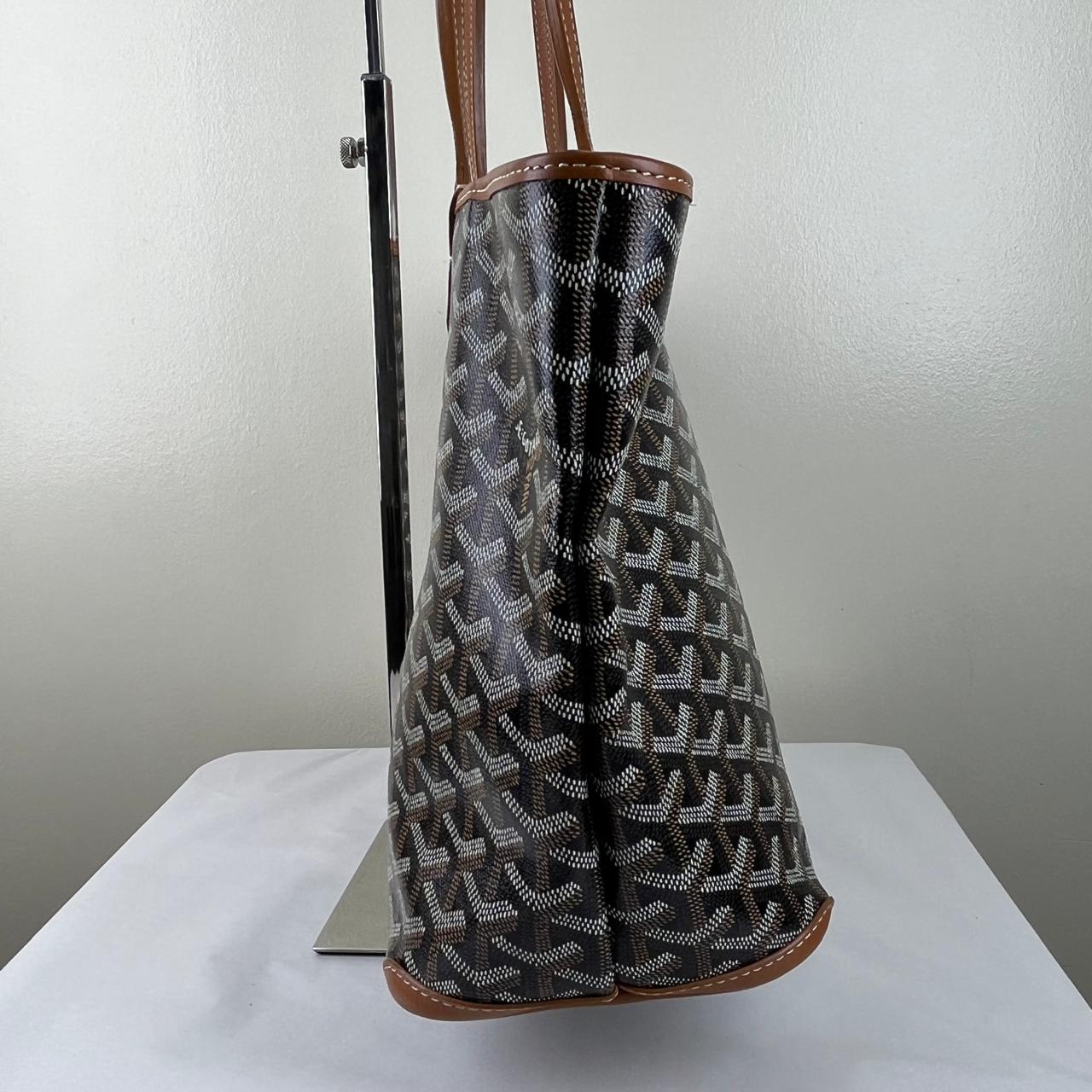 Goyard Artois PM Black & Tan – 9.4"H x 11.8"L x 5.5"W