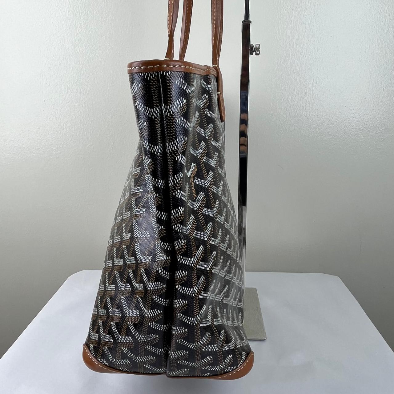 Goyard Artois PM Black & Tan – 9.4"H x 11.8"L x 5.5"W