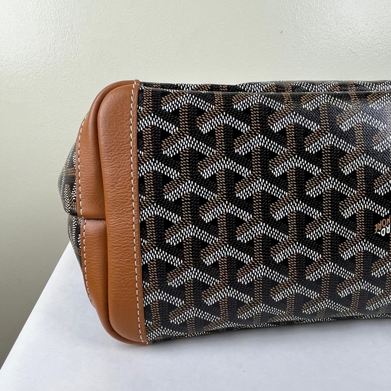 Goyard Artois PM Black & Tan – 9.4"H x 11.8"L x 5.5"W