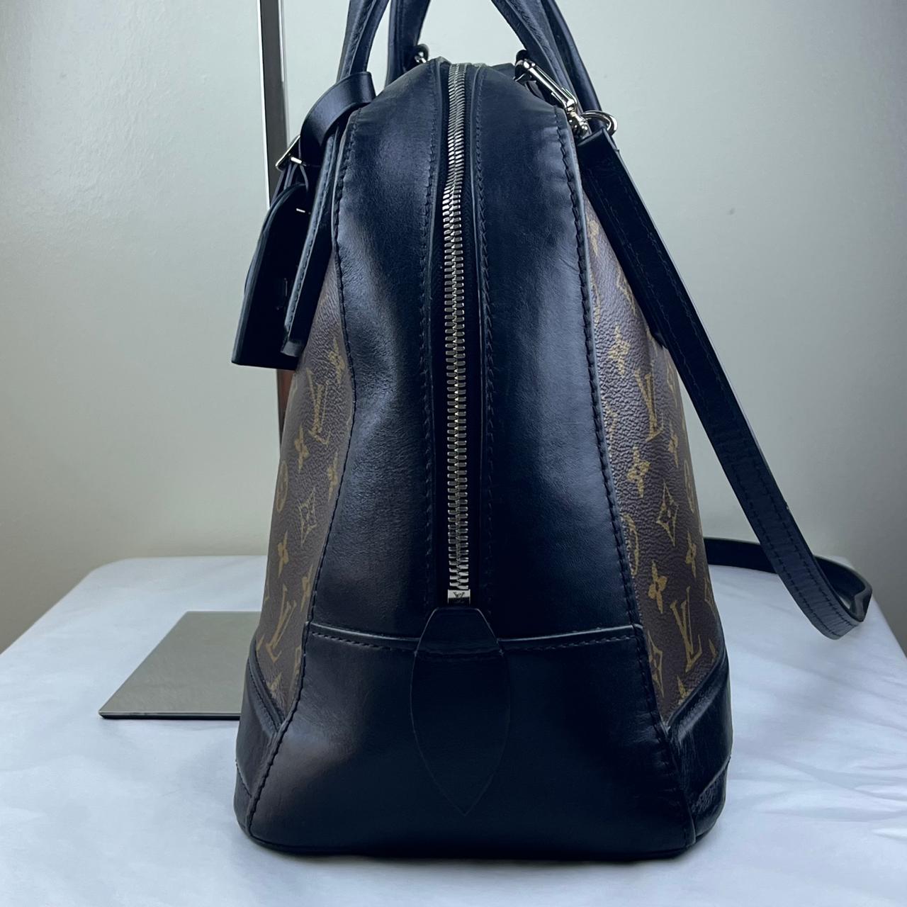 Louis Vuitton Dora Monogram Canvas Black Trims – 8.7"H x 12.6"L x 5.1"W