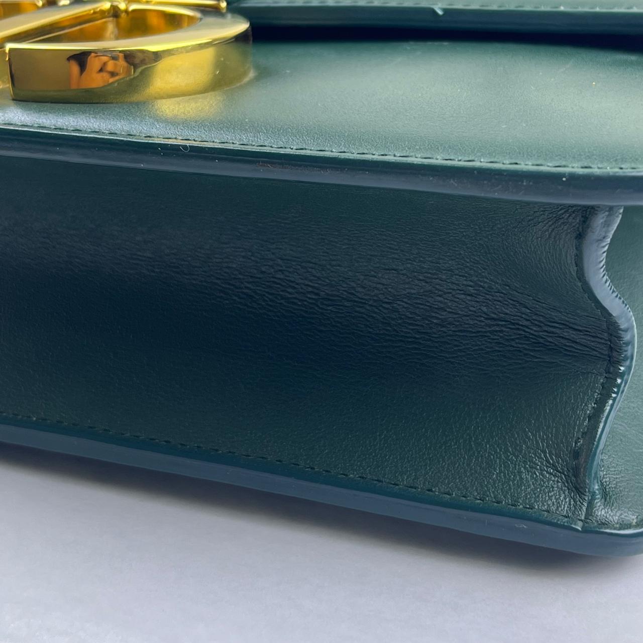 Dior 30 Montaigne Green – 6"H x 9.5"L x 2.5"W