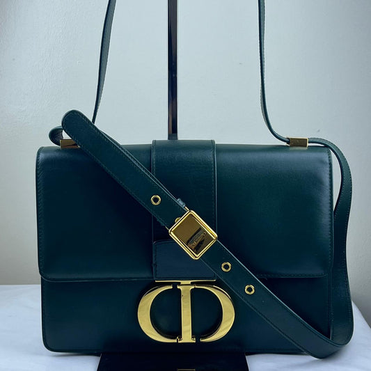 Dior 30 Montaigne Green – 6"H x 9.5"L x 2.5"W