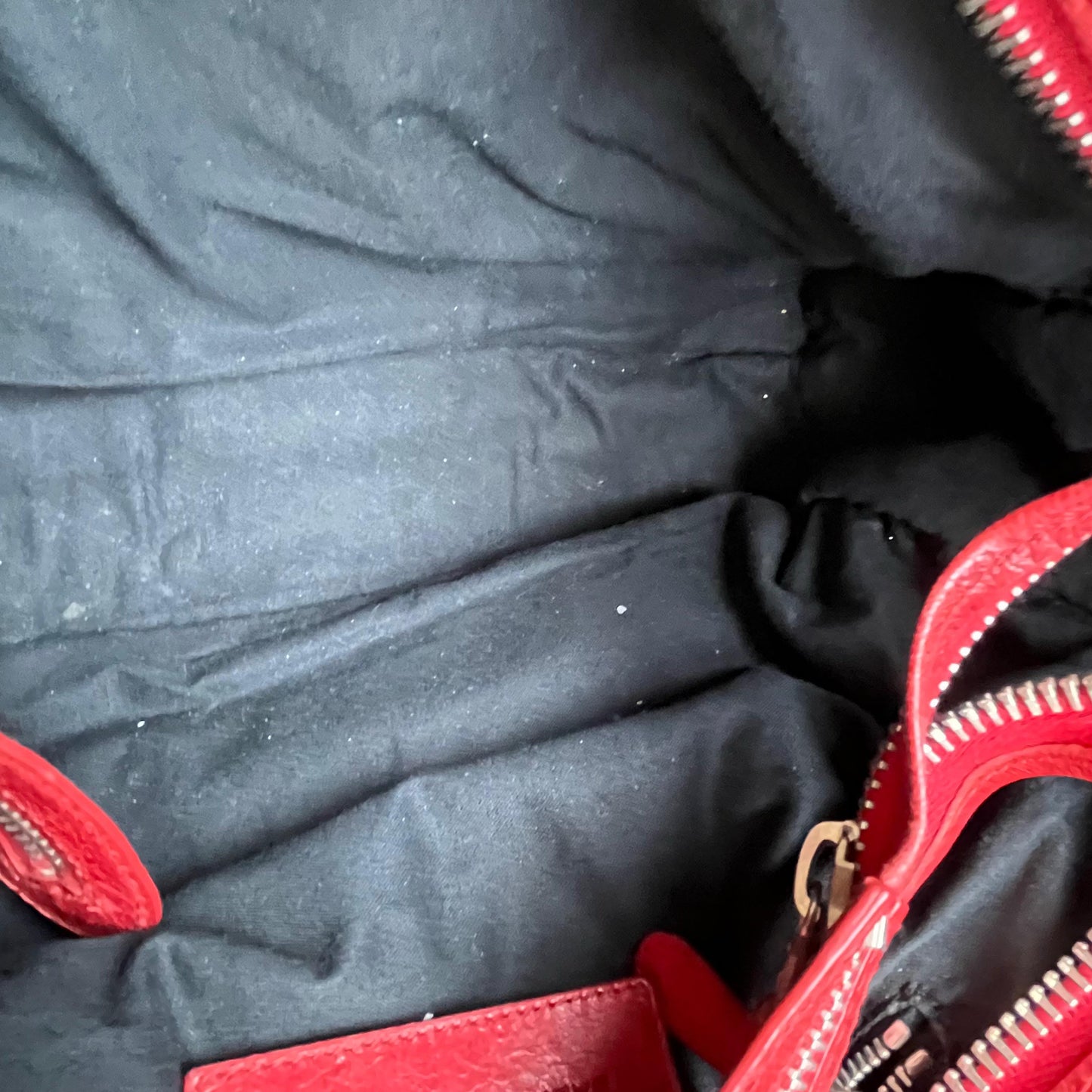 Balenciaga City Medium Red – 13"H x 15"L x 6"W