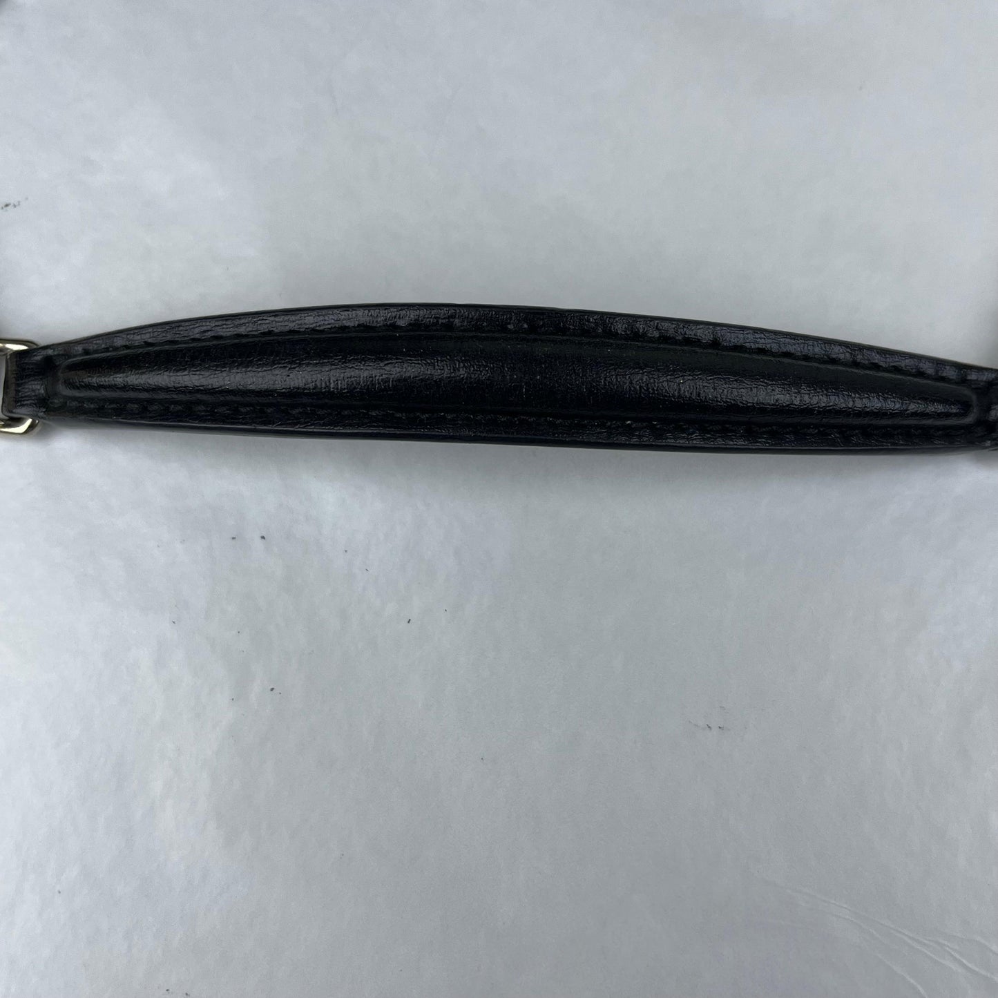 YSL Sunset Medium Smooth leather - black – 6.7"H x 8.8"L x 3.1"W
