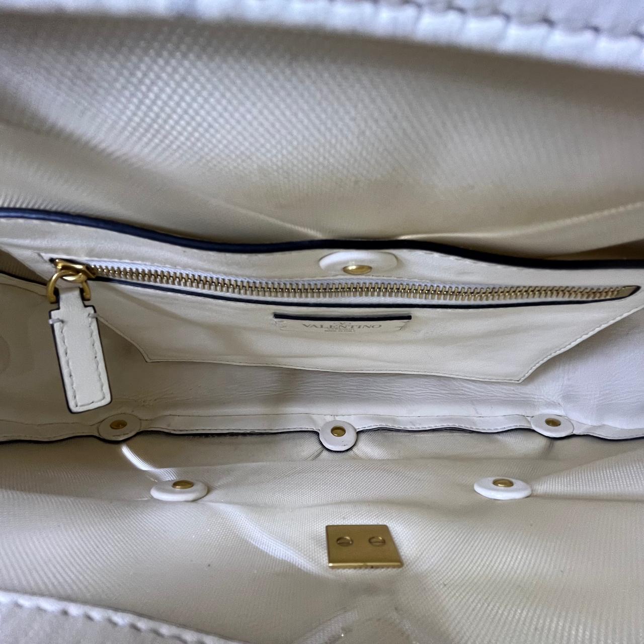 Valentino White Roman Stud Large