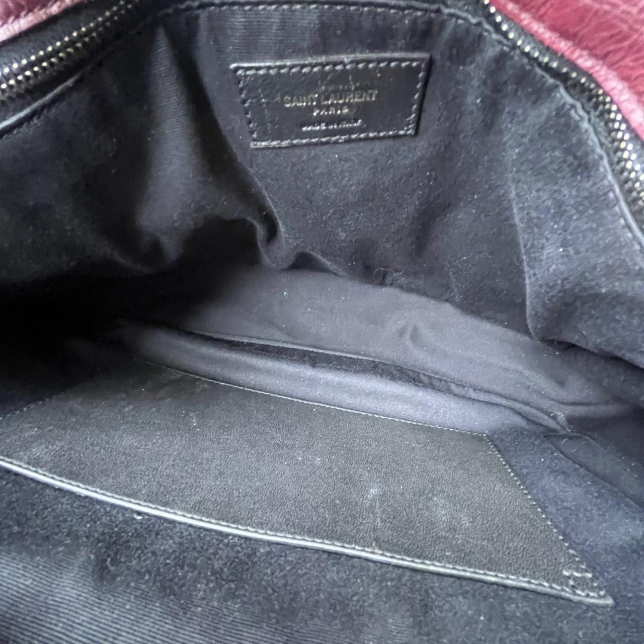 YSL Niki Chain Flap Maroon