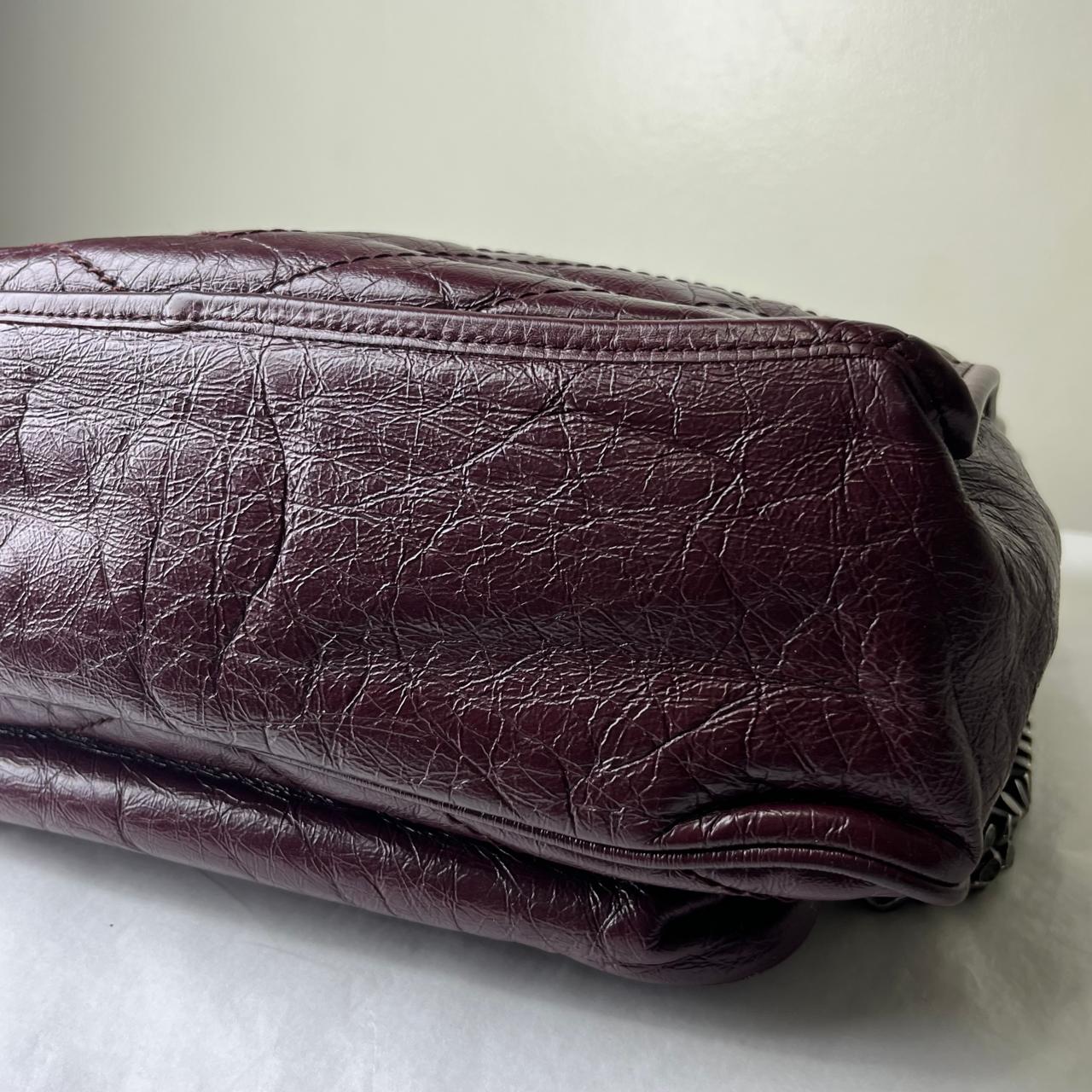 YSL Niki Chain Flap Maroon