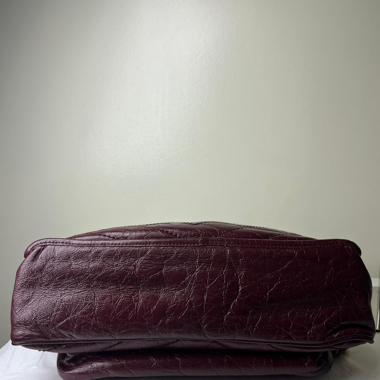 YSL Niki Chain Flap Maroon