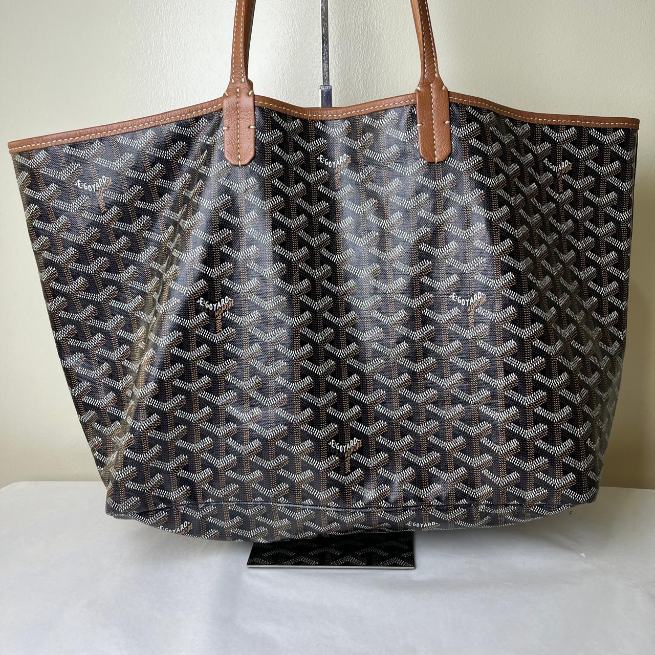 Goyard St. Louis, Black on Brown