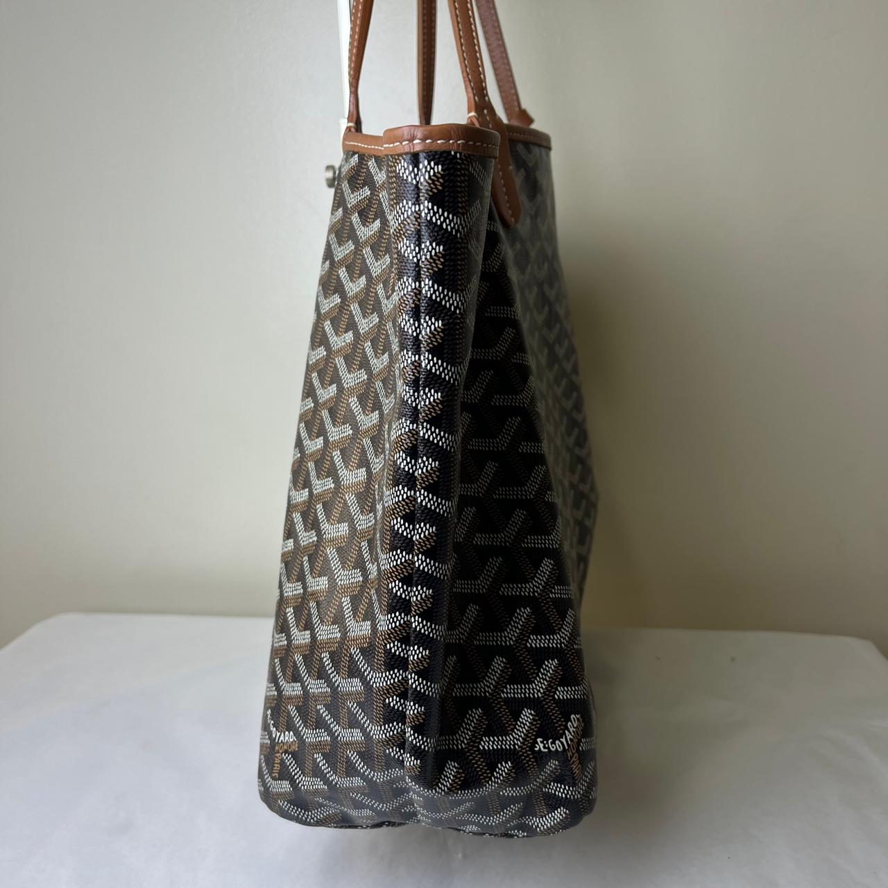 Goyard St. Louis, Black on Brown