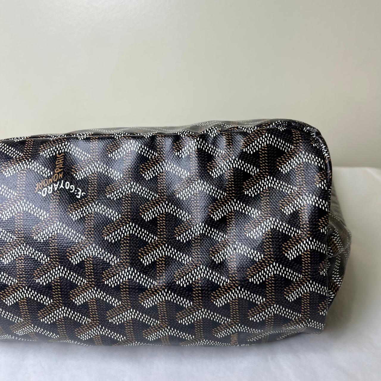 Goyard St. Louis, Black on Brown