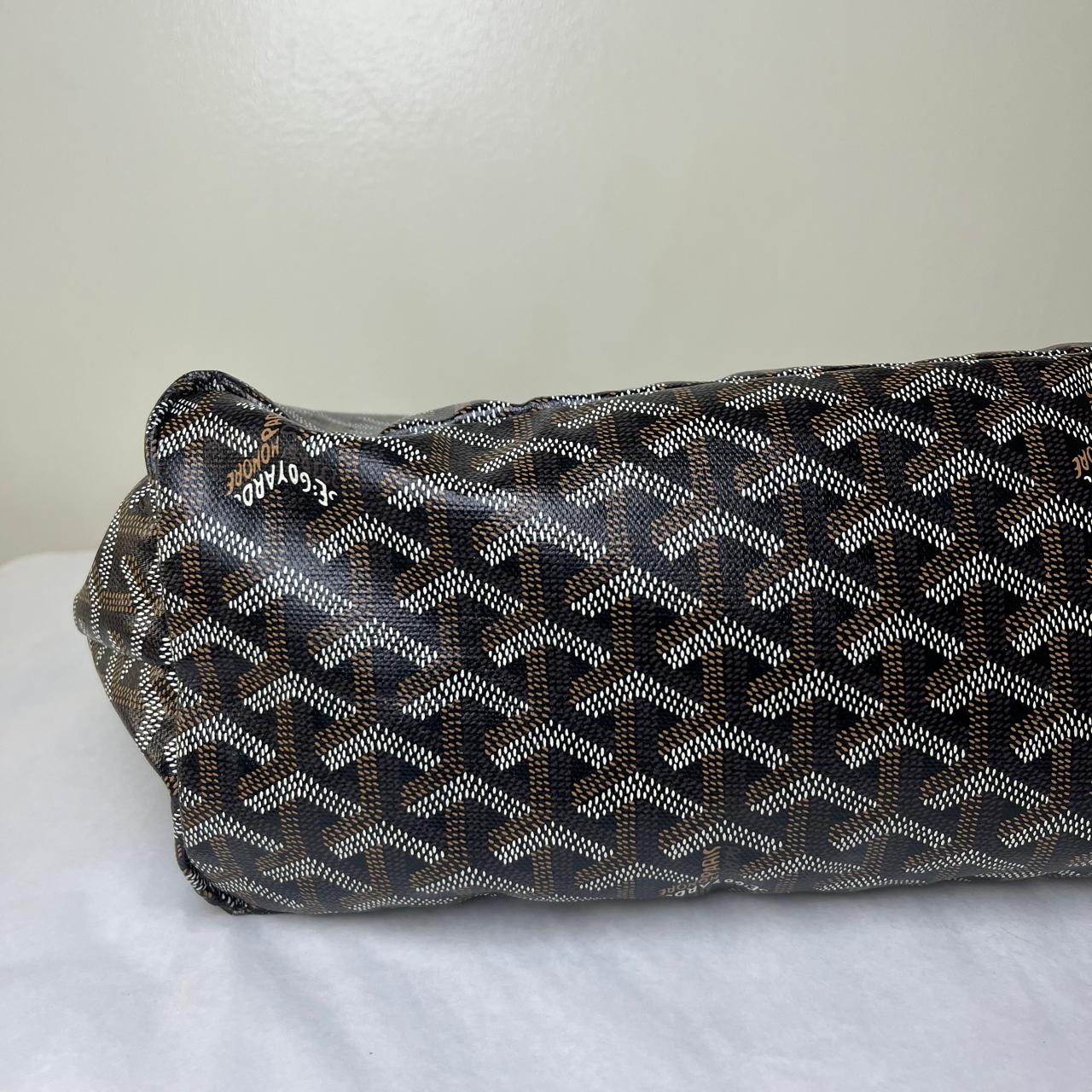 Goyard St. Louis, Black on Brown