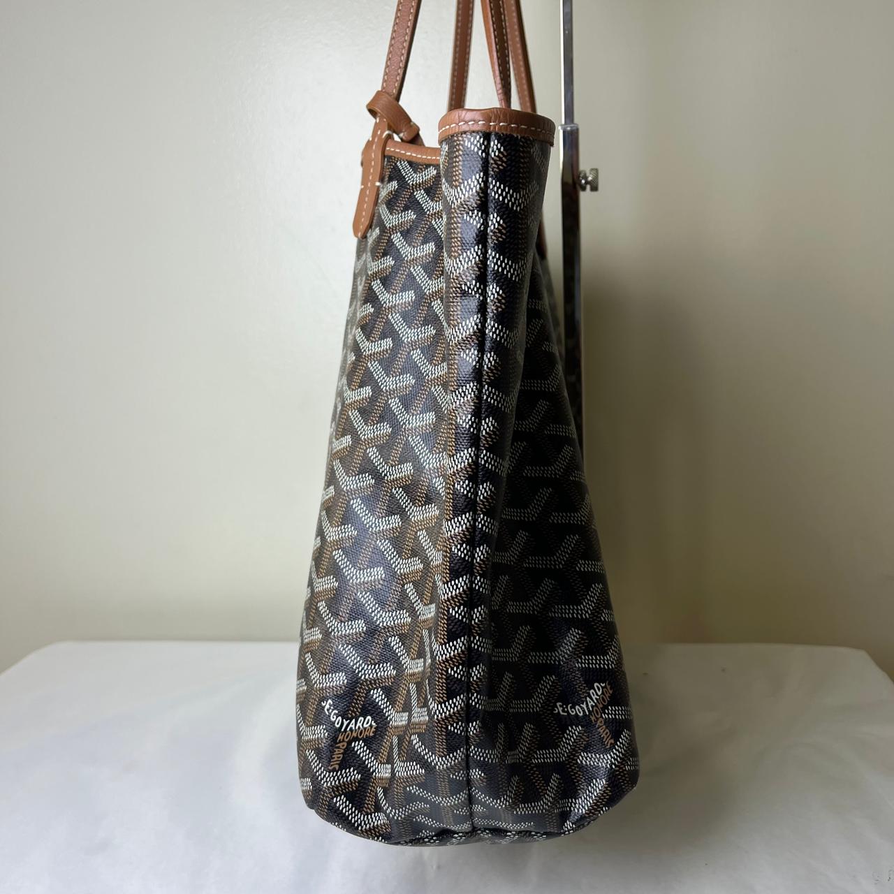 Goyard St. Louis, Black on Brown