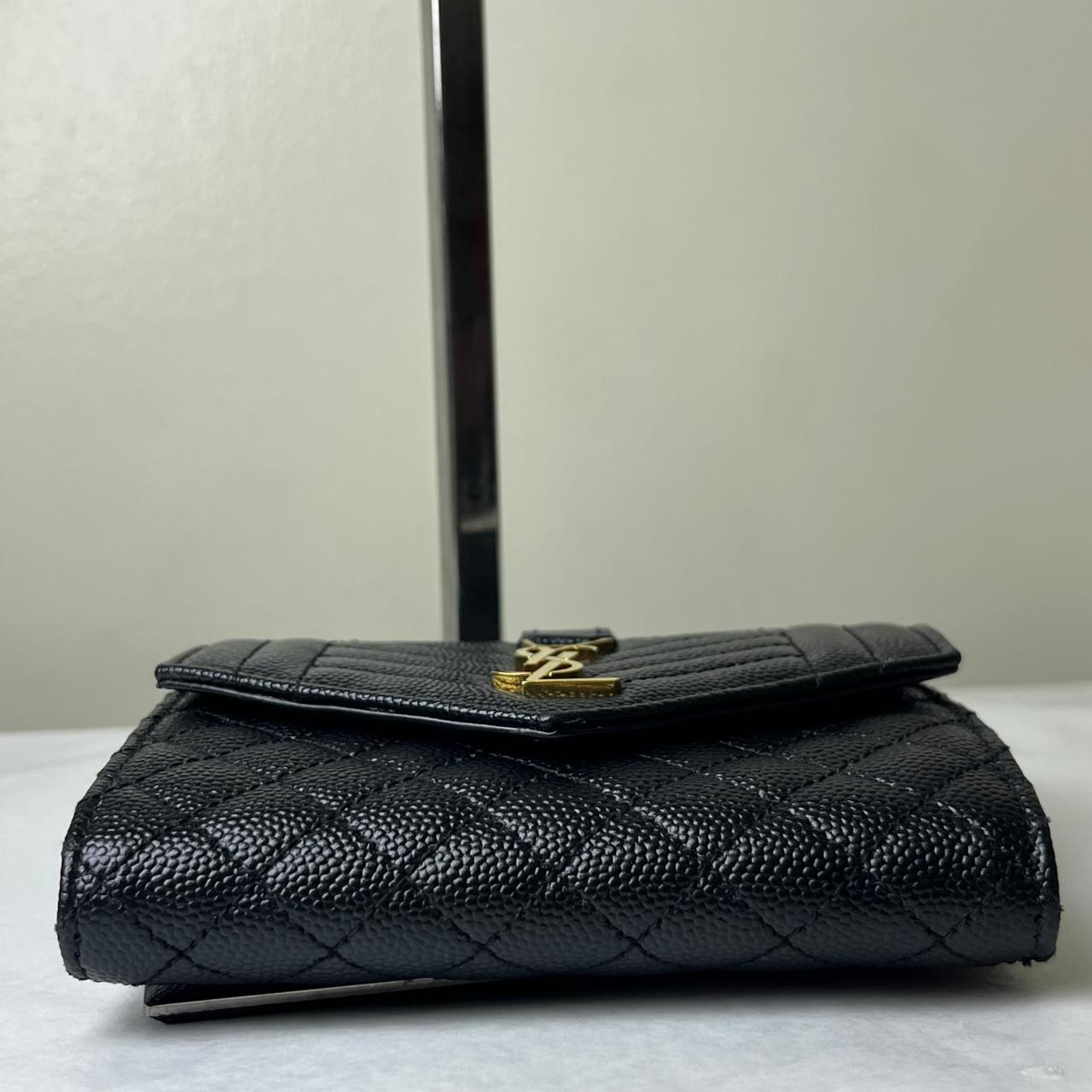 YSL	Envelope Small Wallet Black